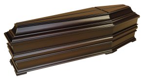 Coffin Atlas Matt Solid Beech Wood with Carved Lid and Reinforced Base - Funeral Ceremonies